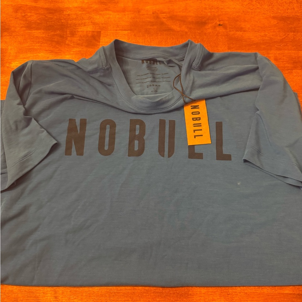 NOBULL Blue Logo Tee – Size L